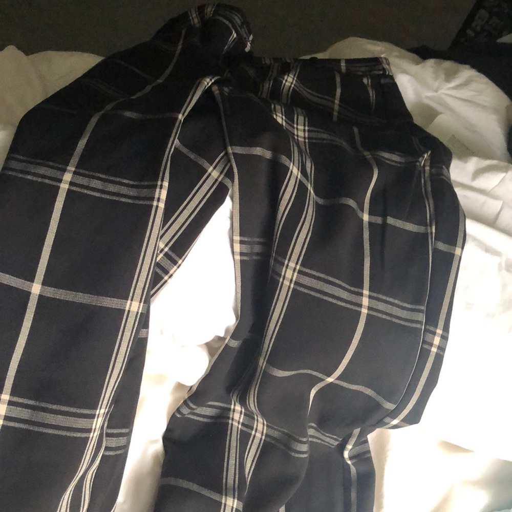 Plaid Cargo Pants